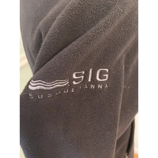 Patagonia‎ S Black Women's Micro Synchilla Logo Jacket Gorpcore - Image 4