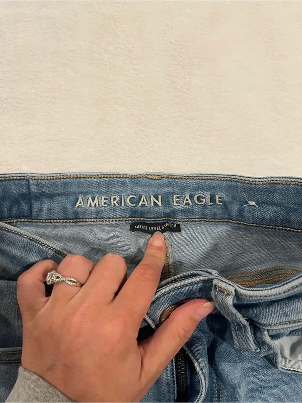 American Eagle Next Level Stretch Skinny Jeans - Size 4 Regular - Image 4