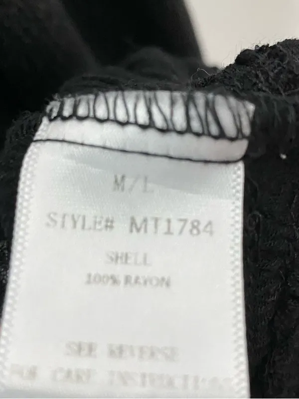 OLI & HALI Flowy Hooded Top Black Size L - Image 7