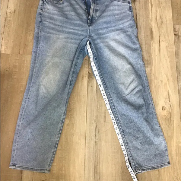 American Eagle Blue Mom Straight Jeans Womens Size 16‎ - Image 7