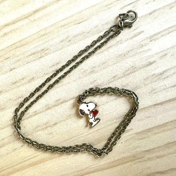 Snoopy Heart Pendant Necklace – Vintage - Image 3