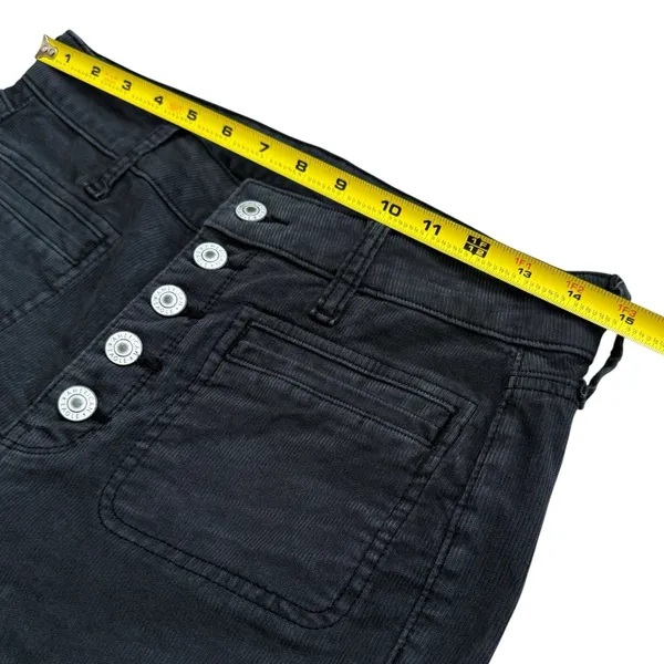 American Eagle Super Hi-Rise Flare Corduroy‎ Button Fly Retro Chic Rodeo 6 - Image 9