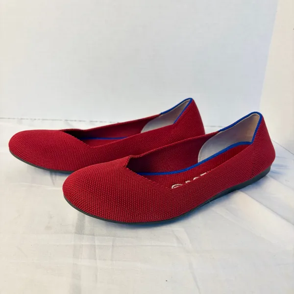 Rothy's womens red The Daily flat shoes. Size W6. Never worn. ballet flat - Image 7