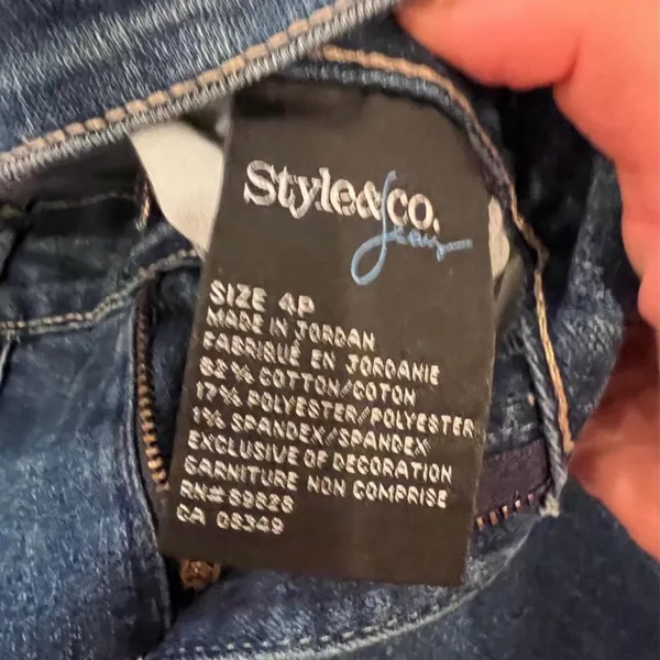 Style & Co ADPI handmade jeans - Image 4