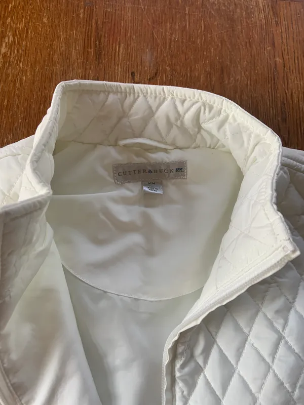 Cutter and Buck White Vest - Image 4