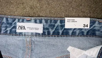 ZARA High Rise Jeans - Image 2