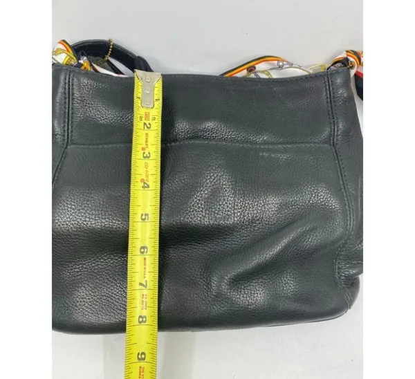 Coach Black Crossbody Bag Customized with Applique - Image 10