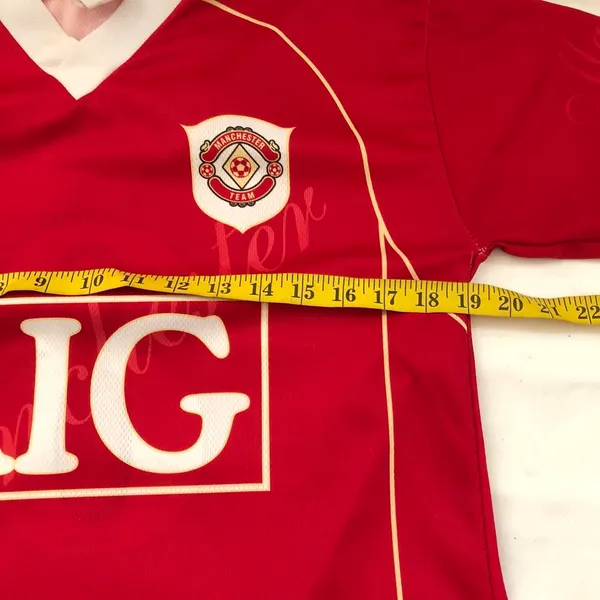 Manchester United AIG WayneRooney #8 Soccer Football Jersey V-Neck - Image 5