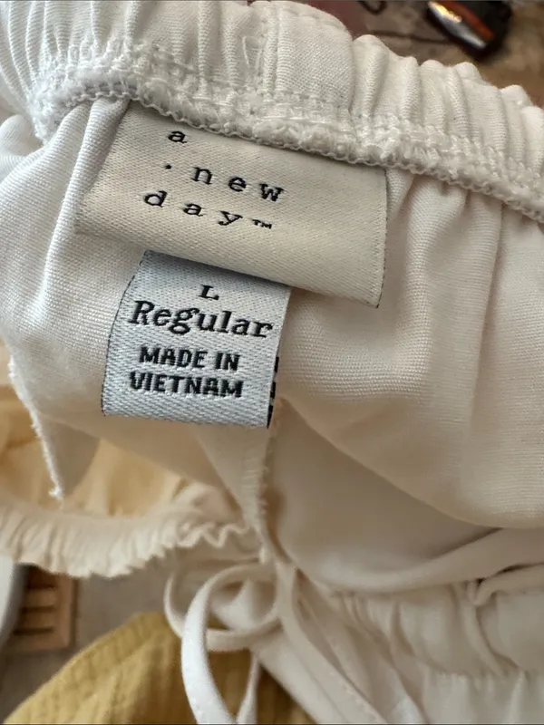 A New Day - Women's Effortless Pull-On Pants - Cream Large - Image 5