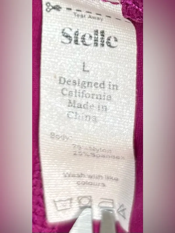Stella L Pickleball Golf Tennis Pink Active Skort w Built-In Pocketed Shorts - Image 6