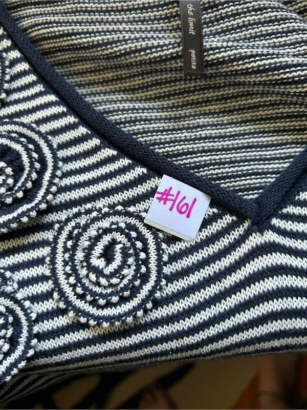 Skye’s The Limit Women’s Striped V-Neck Sleeveless Dress Petite LG NWT - Image 10