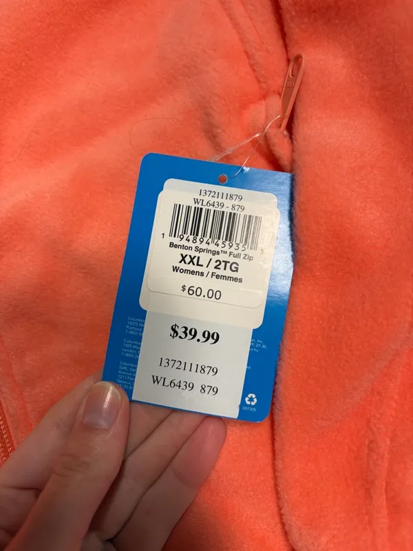 NWT Columbia Coral Benton springs Fleece Full-Zip Jacket MSRP$60 XXL - Image 6