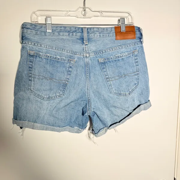 Lucky Brand Light Blue Distressed Denim Shorts Sz 6/28 - Image 5