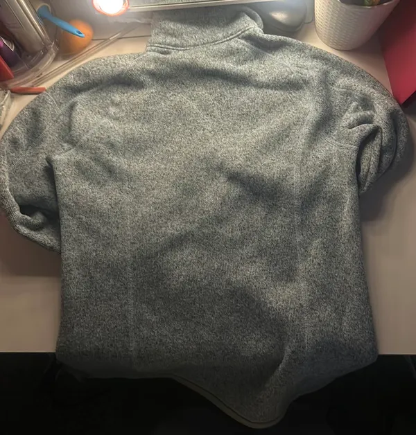 Patagonia Women's Better Sweater 1/4-Zip Fleece / Steam Blue size XS - Image 4