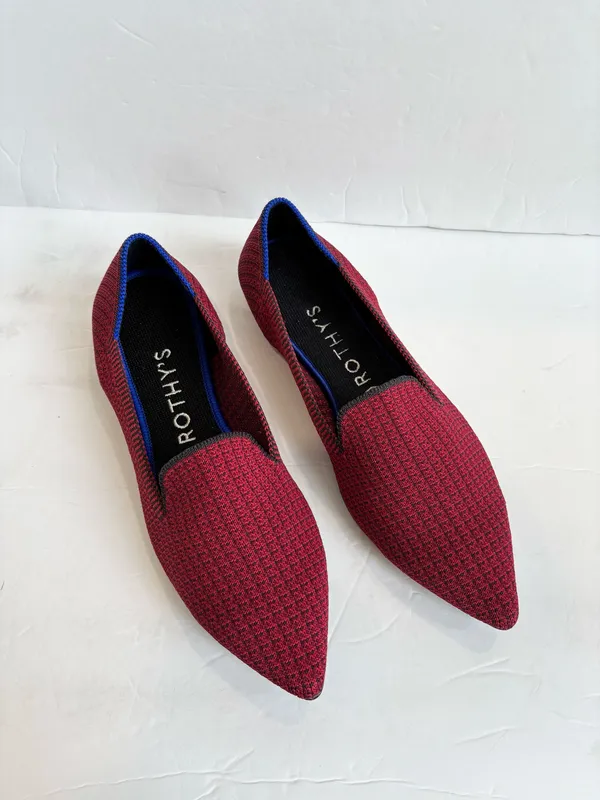 Rothy’s The Point Ballet Flats in Rare Limited Edition Scarlett Tweed - Image 3
