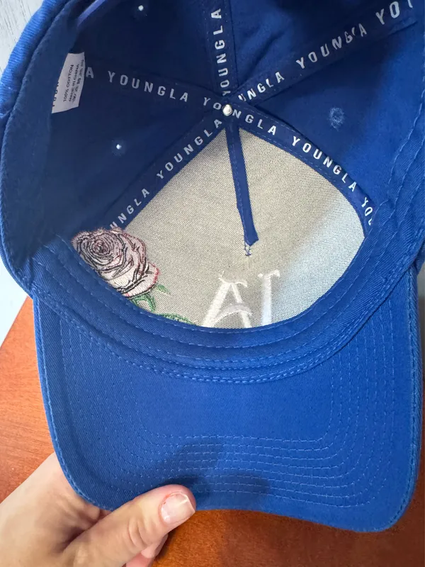 YoungLA SnapBack Hat Blue - Image 4