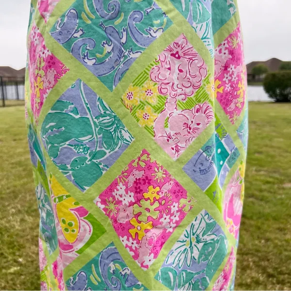 Vintage Lilly Pulitzer Spaghetti Strap Multicolor Dress - Image 3