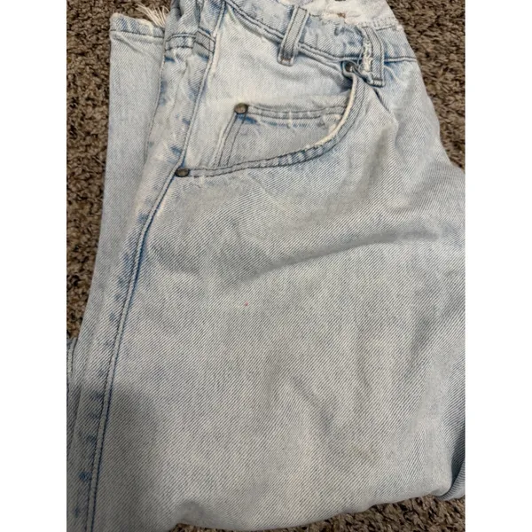 Vintage Levis SilverTab Baggy Jeans Light Wash Blue 90s Denim W28 L32 40581-0234 - Image 11