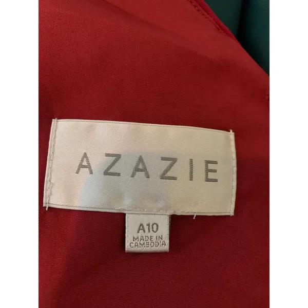 Azazie Dress ? Kora ? Scarlett Sz A10 Burgundy Red Color - Image 5