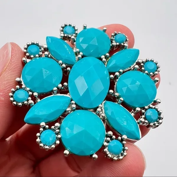 Aldo Turquoise Statement Southwest Ring size 7‎ - Image 11