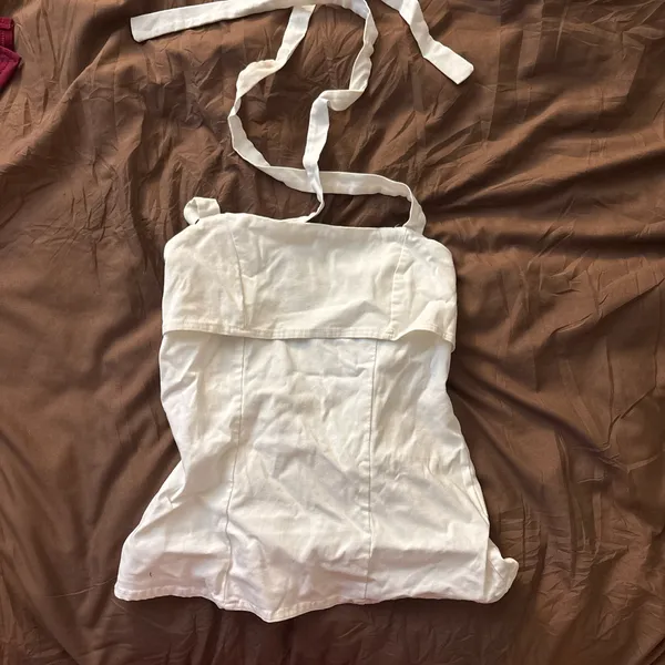 Edikted white halter top - Image 2