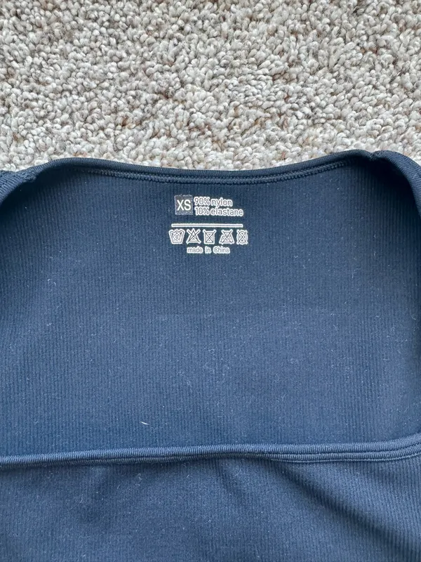 Black Tank Top Size XS - Image 2