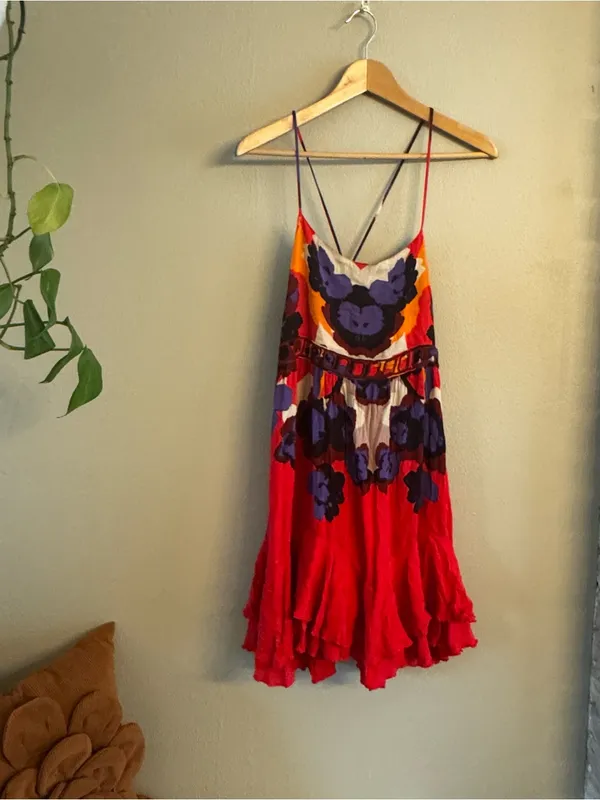 FREE PEOPLE Sweet Lucy Trapeze Mini Dress‎ - Image 2