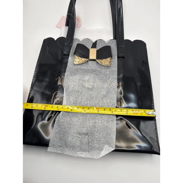 May your Day be as‎ Flawless as your Hair Black and gold glam Tote - Image 5