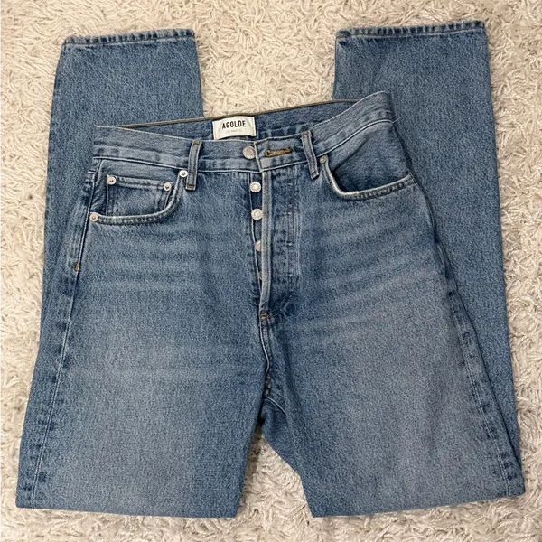 Agolde 90's Pinch Waist Jeans in Navigate size 25 - Image 5