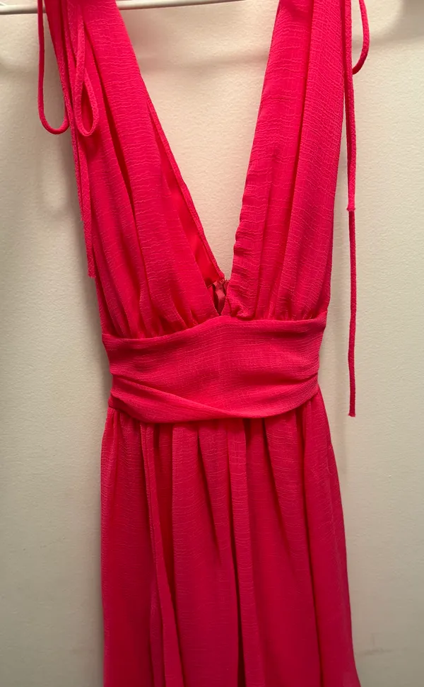 Lucy in the Sky Pink Mini Dress - Image 2