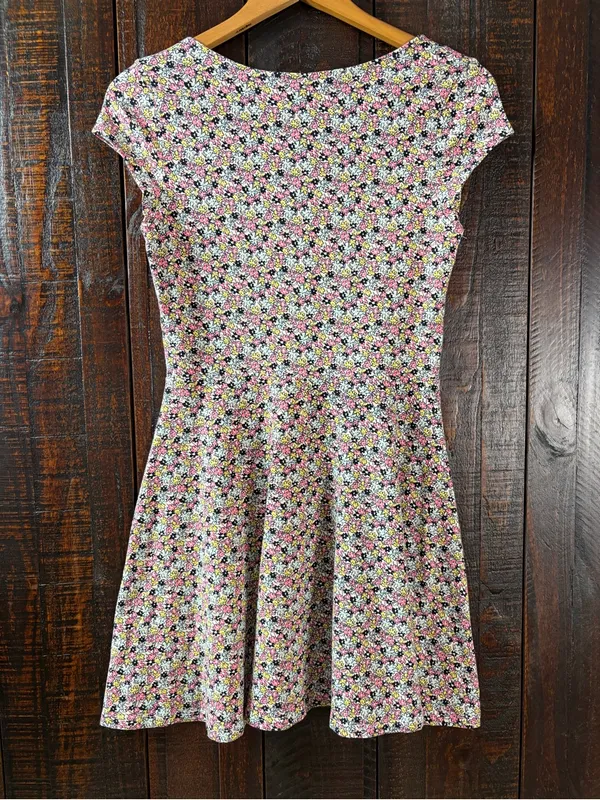 H&M Ditsy Floral Cotton Fit & Flare Dress - NWT 10 - Image 8