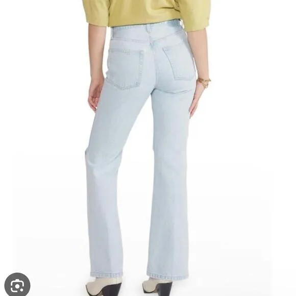 Ética Sasha Modern‎ Flare Jeans Sea Breeze Size 29 - Image 2