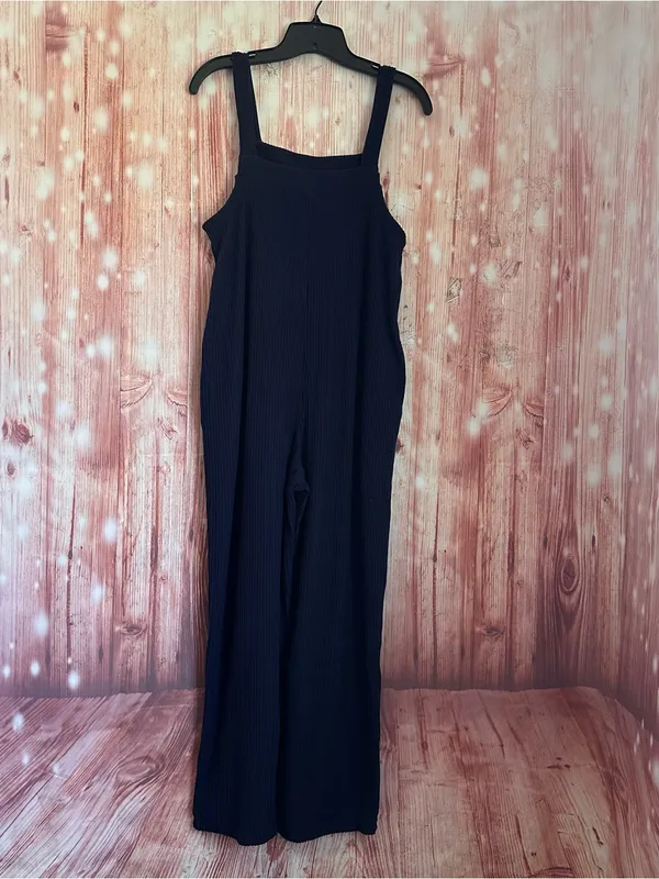 Halara Navy Blue Corduroy Overalls Jumpsuit Size XS NWT - Image 9