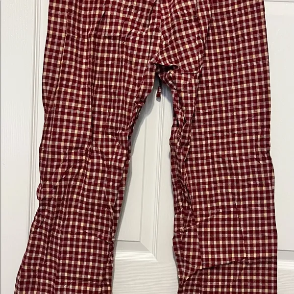NFL red plaid redskins pajama pants size large - Image 3