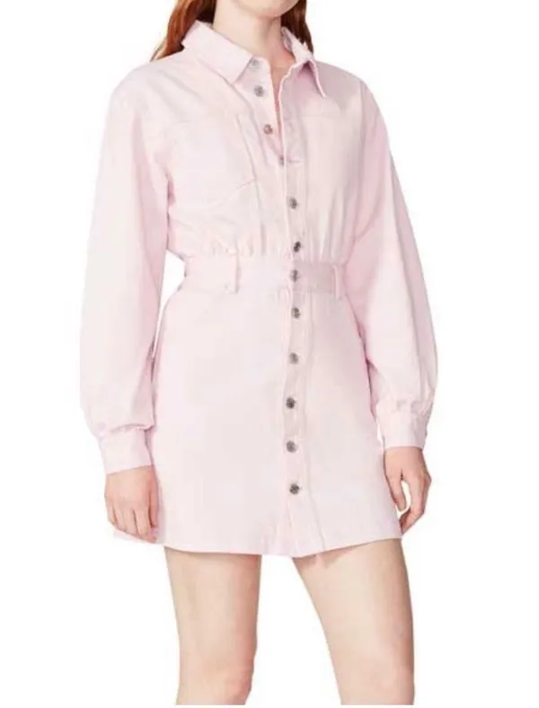 Steve Madden Pink Denim Dress - Image 3