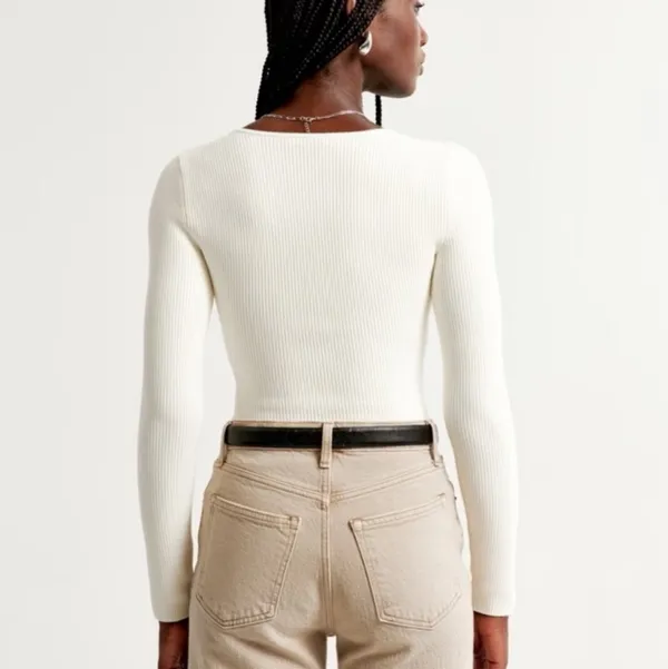 Abercrombie Ivory Ottoman Bodysuit - Image 3