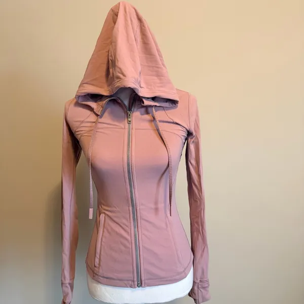 Lululemon Hooded Define Jacket Nulu vintage mauve womens size 4 - Image 5