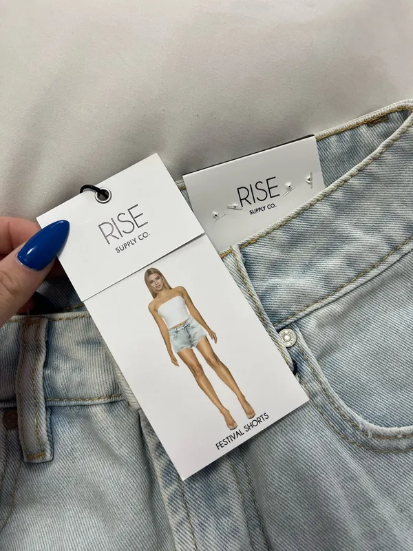 Jean Shorts Blue Size 1 - Image 3