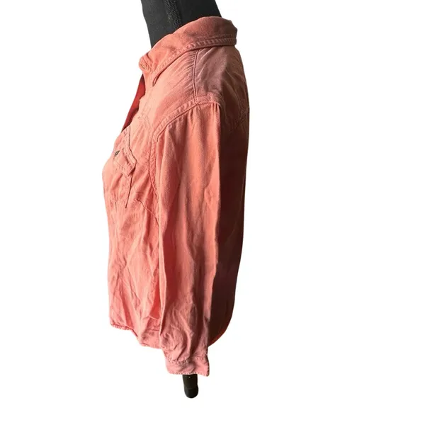 Ariat Women’s R.E.A.L. Jurlington Coral Snap Shirt M Western Chic - Image 5