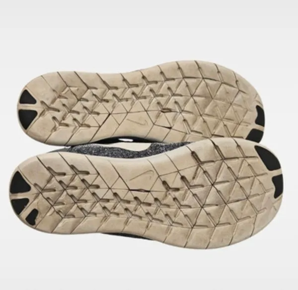 Nike Free 5.0 black & grey running shoes. Size US 8. Regular condition. - Image 6