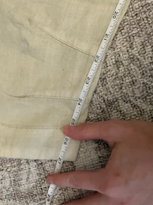 ✨NWOT Free People Chambers Linen Laid Back Pull On Pants XS✨ - Image 12