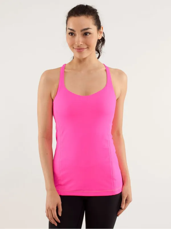 Lululemon Free To Be Tank Raspberry pink Glo Light Full-On Luxtreme Size XS 2-4 - Image 3
