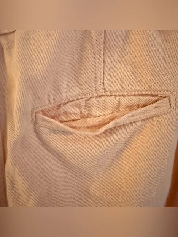 NWT Free People Womens Pants Jeans Light Pink High Waist Soft Retro Size 30 - Image 6