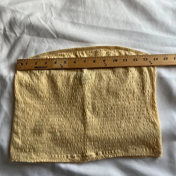 American Eagle yellow tube top - Image 3