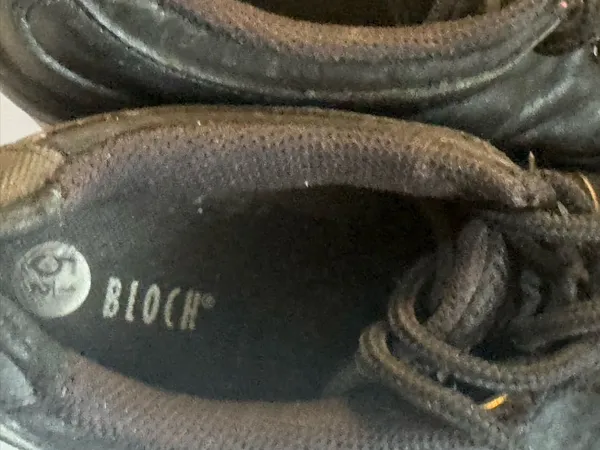 Bloch Women’s Bloch Hammer Black Leather Lace-Up Tap Shoes - Image 5