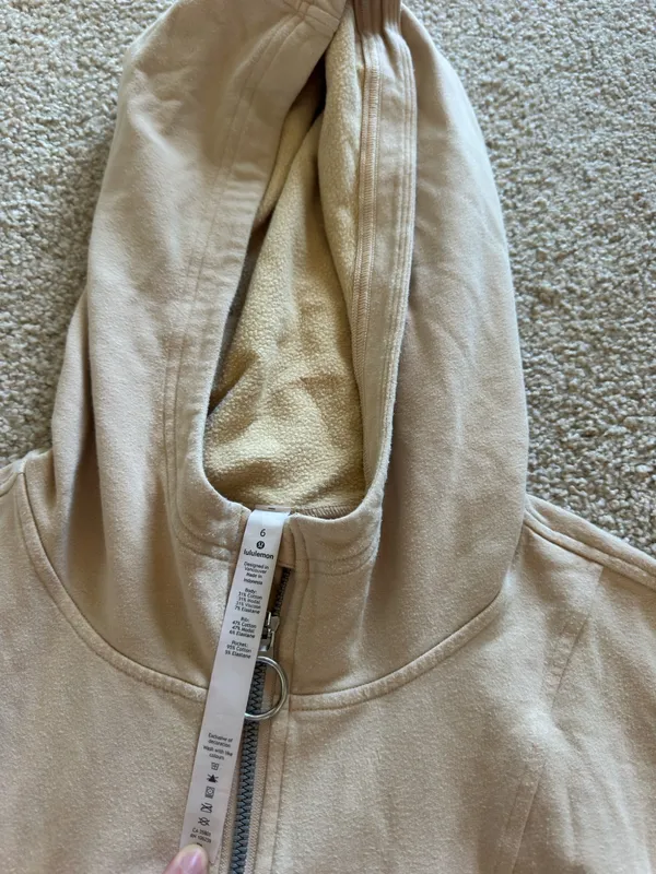 Lululemon beige scuba full zip - Image 2