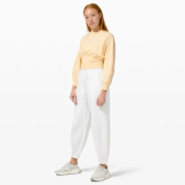 Lululemon LA Ribbed Waist‎ Long Sleeve Shirt Size 10 C16 - Image 2