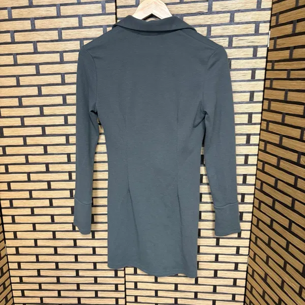 Showpo Olive Green‎ Shirt Dress Size 6 - Image 2