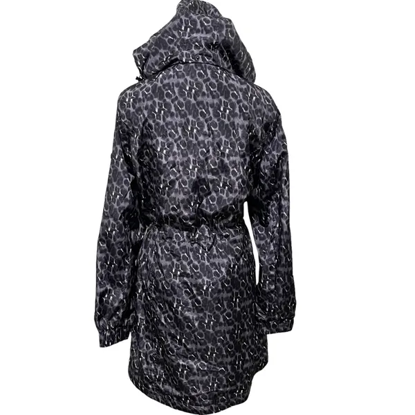 Lucky Brand Premium Performance Leopard Print Rain Jacket S - Image 6