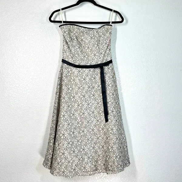 4/S Dress Jessica McClintock coquette whimsigoth 90s prom Vintage Sleeveless - Image 2